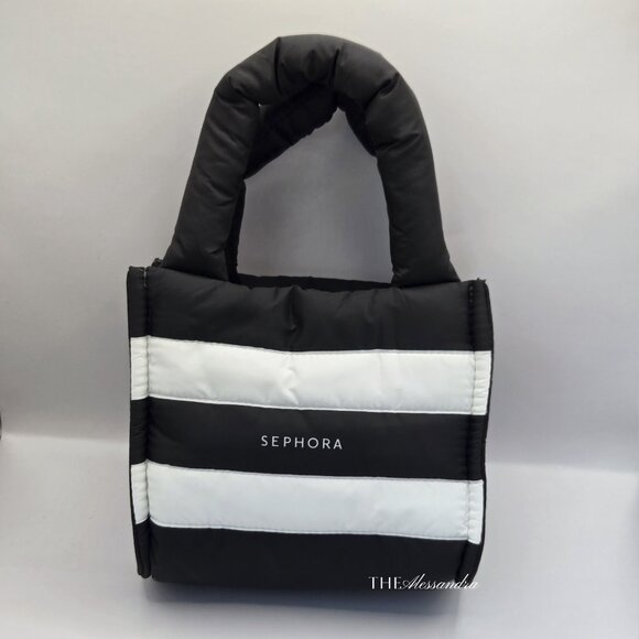Sephora Puffy Mini Tote Bag Miniature Shopping Bag Limited 2025 New in Packaging - Picture 5 of 17